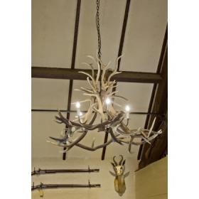 Grand 5 Lamp Antler Chandelier NEW